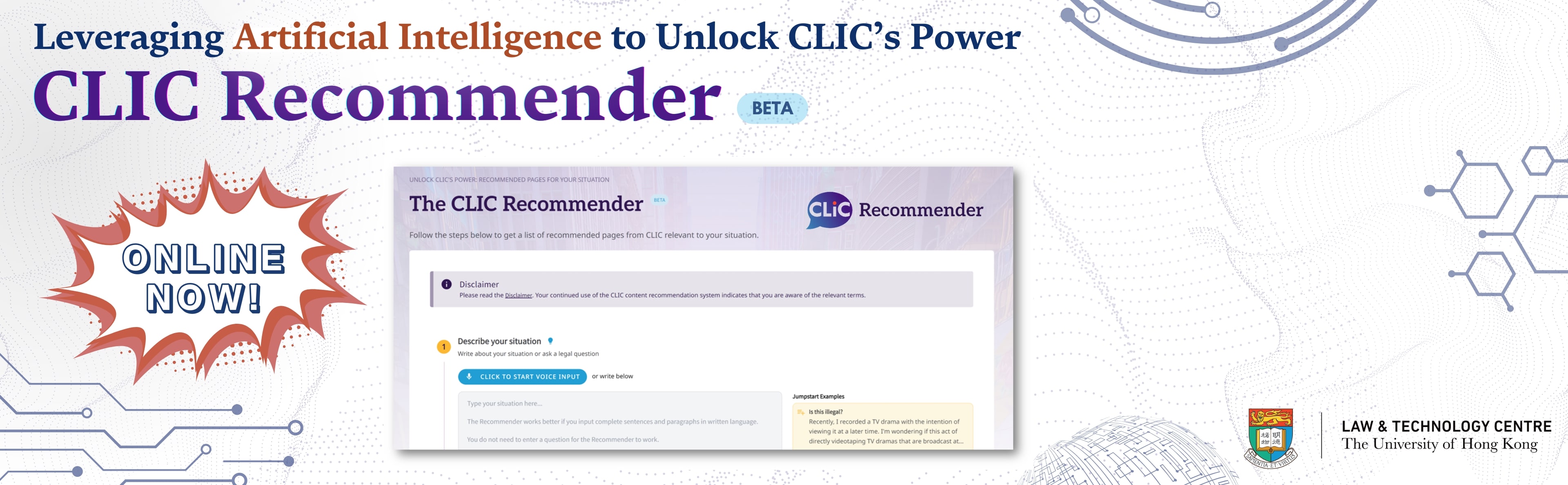 Beta Launch of CLIC Recommender
